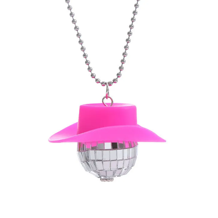 Wholesale Mirror Ball Earrings Party Dance Accessories Hip Hop Punk Style Ear Decorations