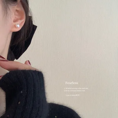Wholesale Mother Of Fritillary Pearl Copper Earrings