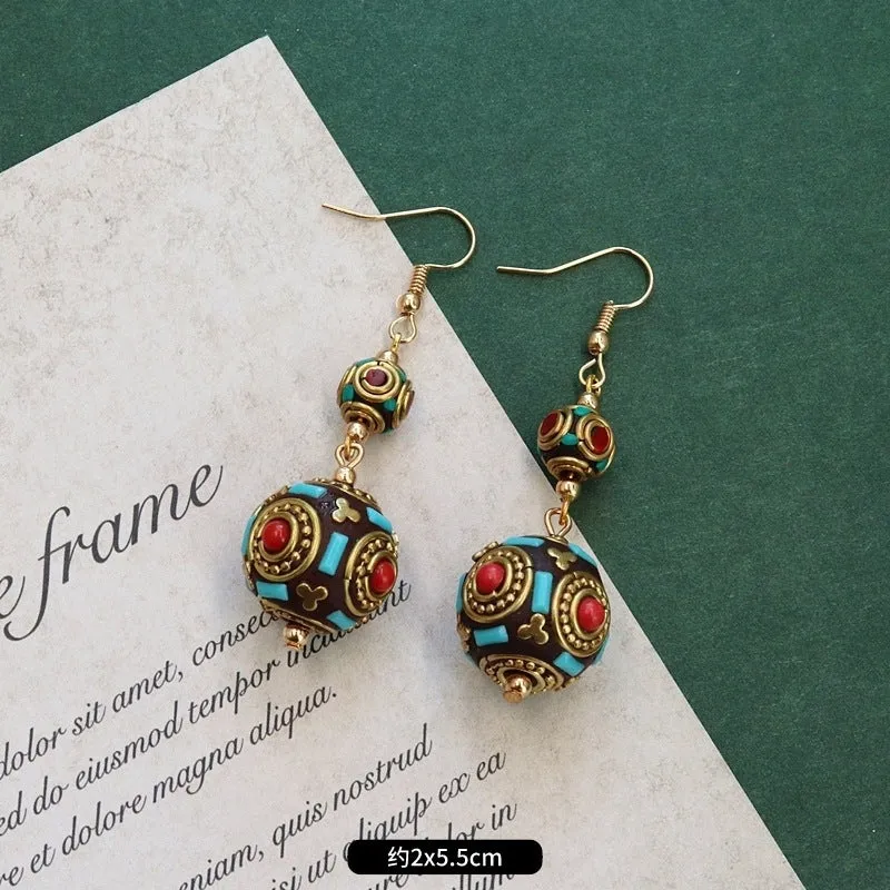 Wholesale Nepal Minimalist Alloy Earrings