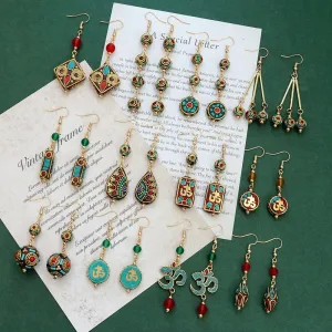 Wholesale Nepal Minimalist Alloy Earrings