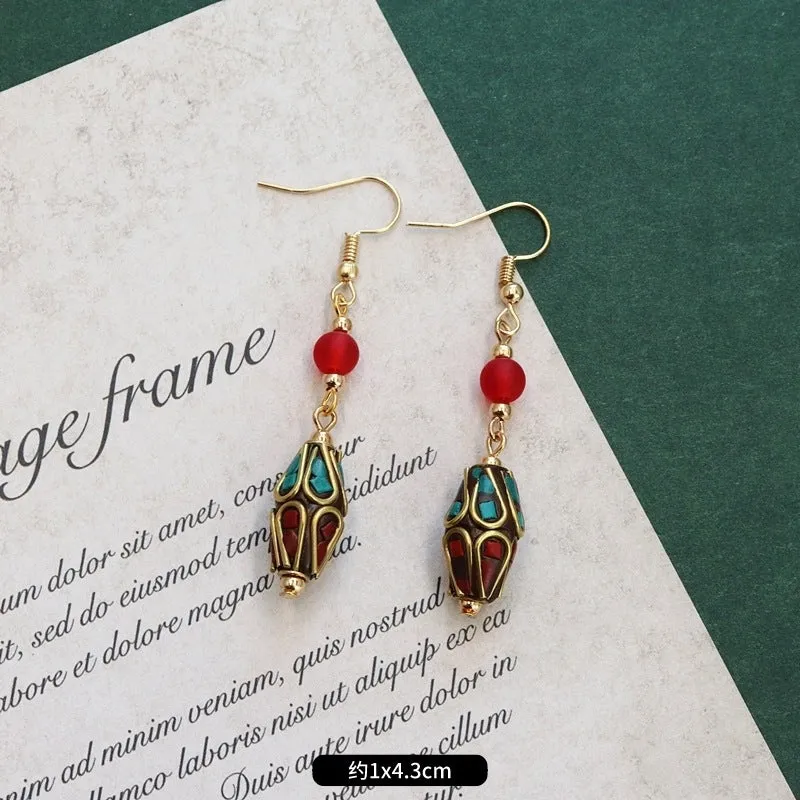 Wholesale Nepal Minimalist Alloy Earrings