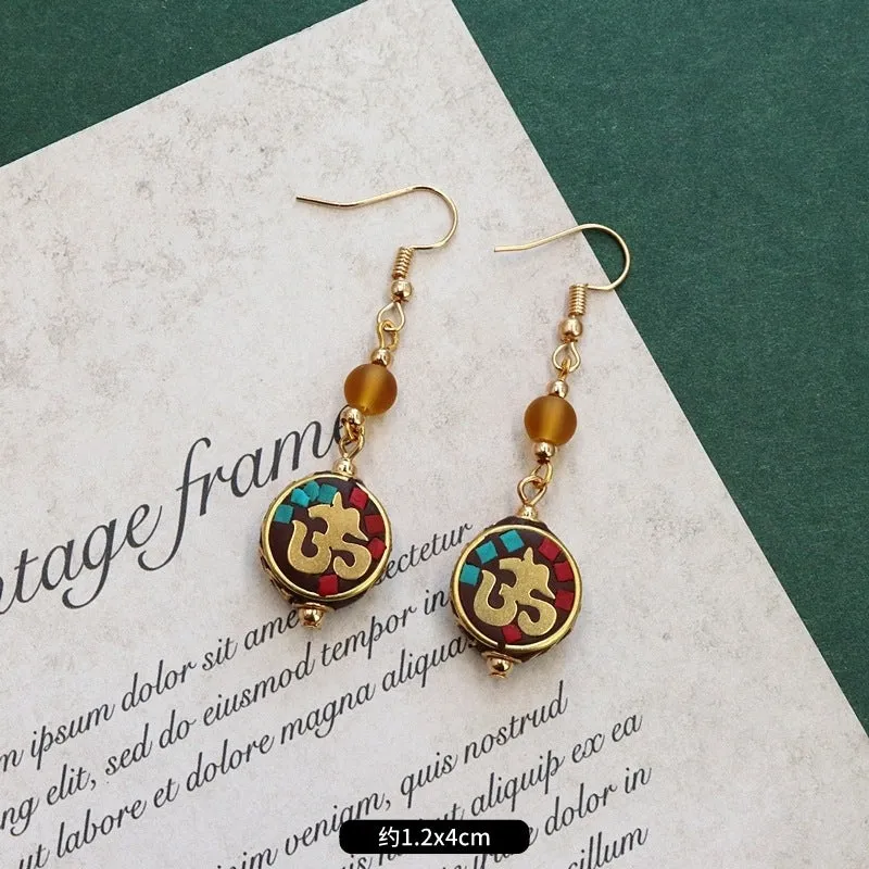 Wholesale Nepal Minimalist Alloy Earrings