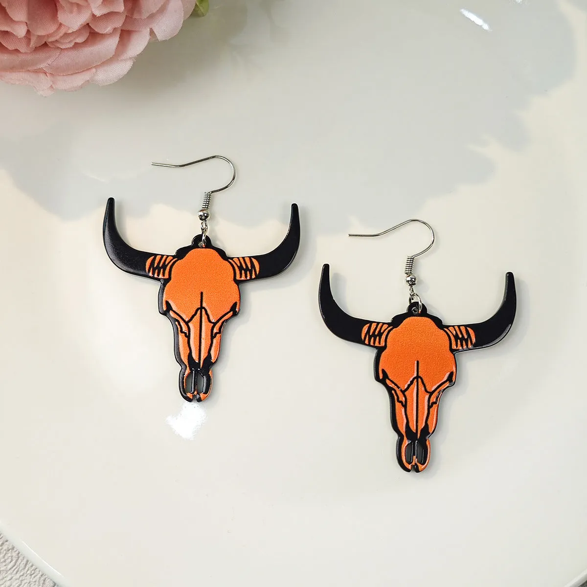Wholesale New Aztec Tauren Earrings Easter Children Cute Mushroom Acrylic Earrings for Women