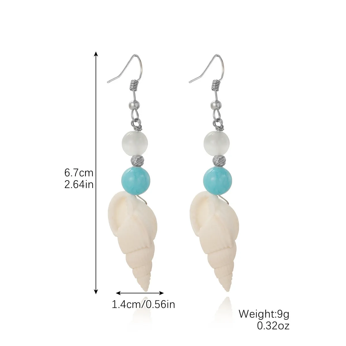 Wholesale New Ocean Style Shell Summer Seaside Holiday Earrings