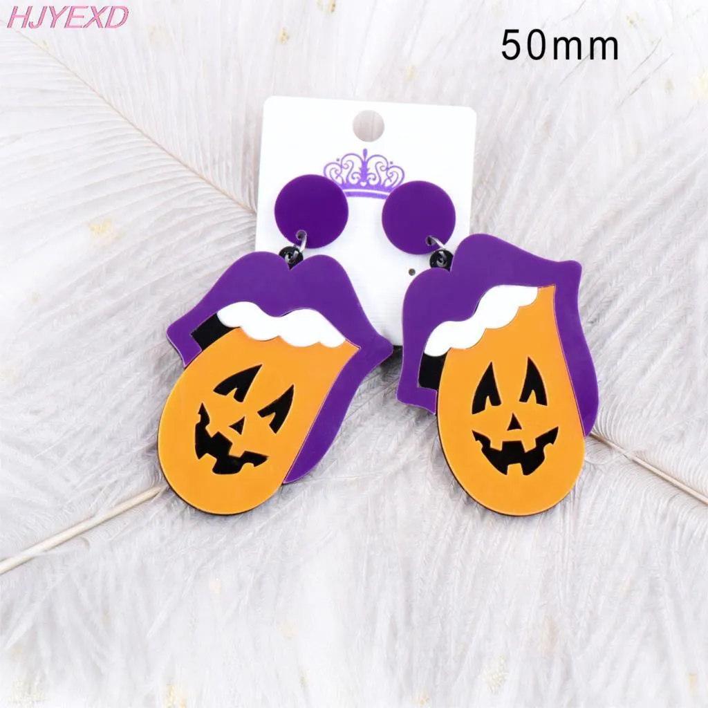 Wholesale New Pre-Christmas Nightmare Acrylic Halloween Earrings