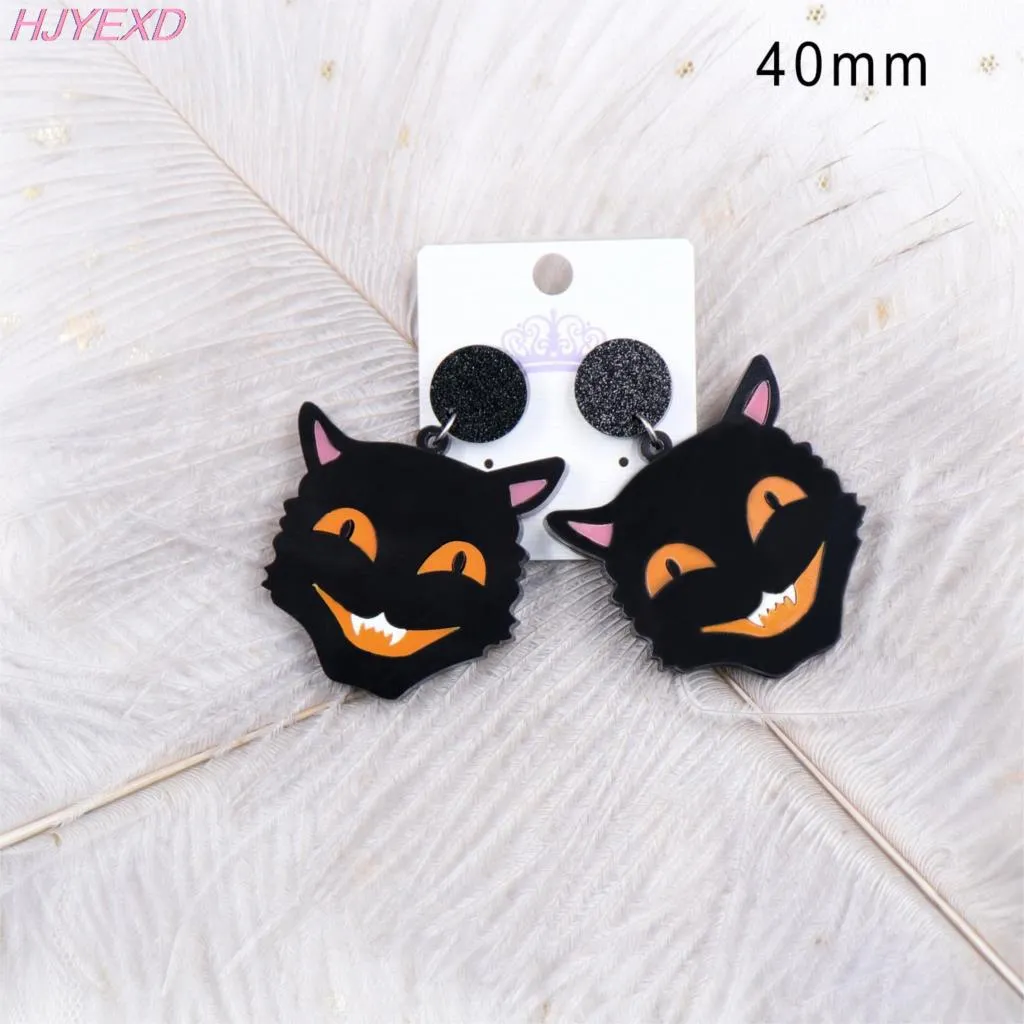 Wholesale New Pre-Christmas Nightmare Acrylic Halloween Earrings