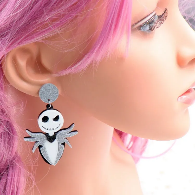 Wholesale New Pre-Christmas Nightmare Acrylic Halloween Earrings