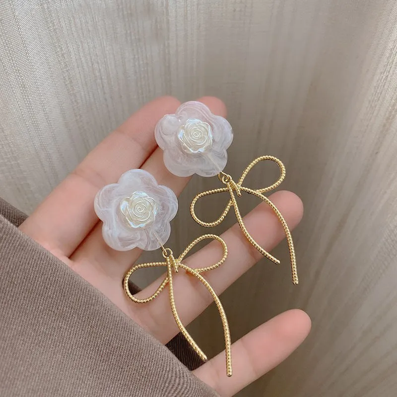 Wholesale Niche Retro Silver Earrings