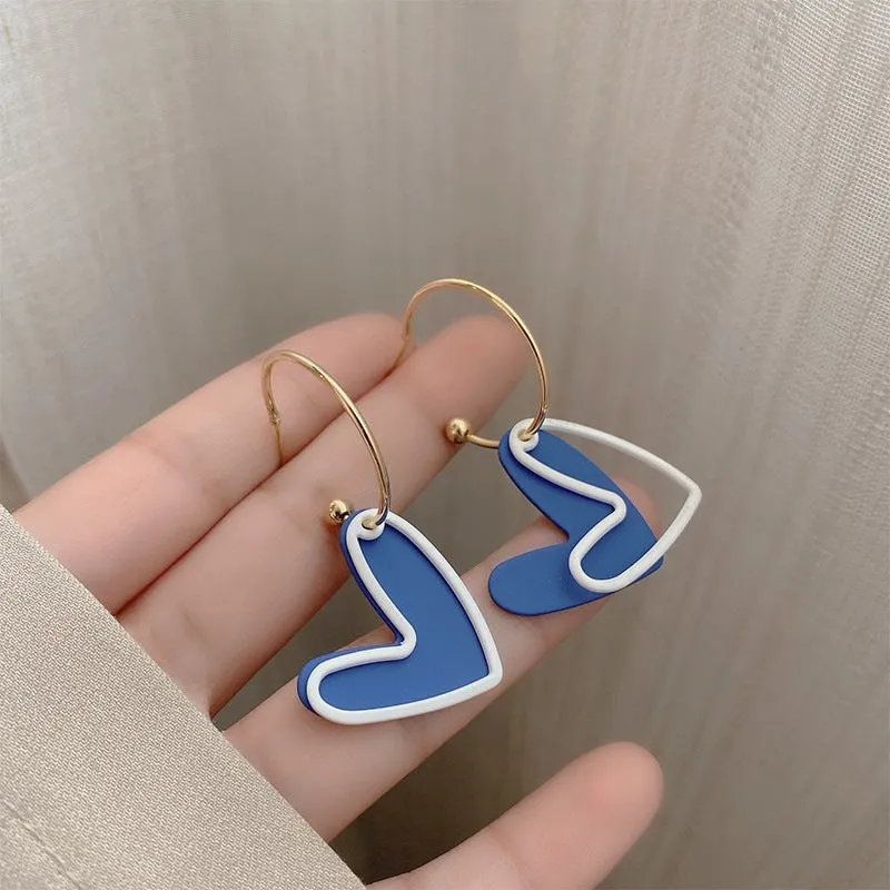 Wholesale Niche Retro Silver Earrings