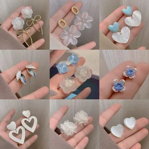 Wholesale Niche Retro Silver Earrings