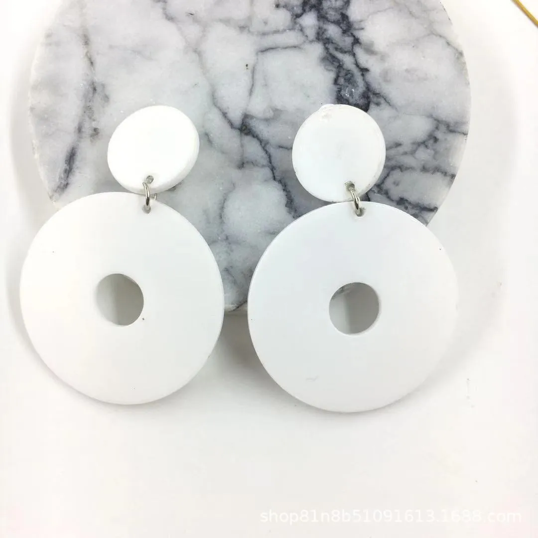 Wholesale No-piercing Acrylic Smiley Face Cartoon Cute Ear Clip
