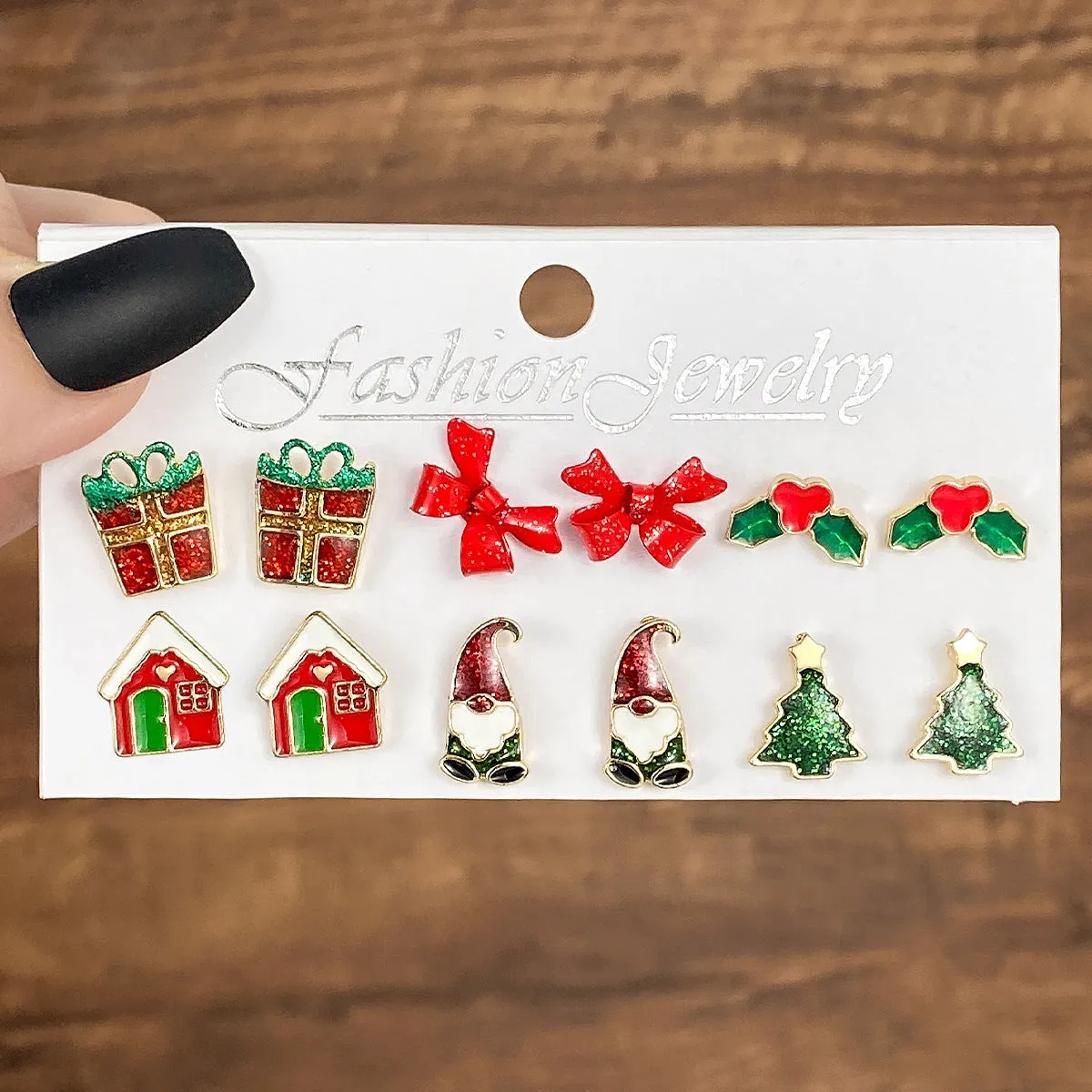 Wholesale Oil Drop Halloween Earrings Set