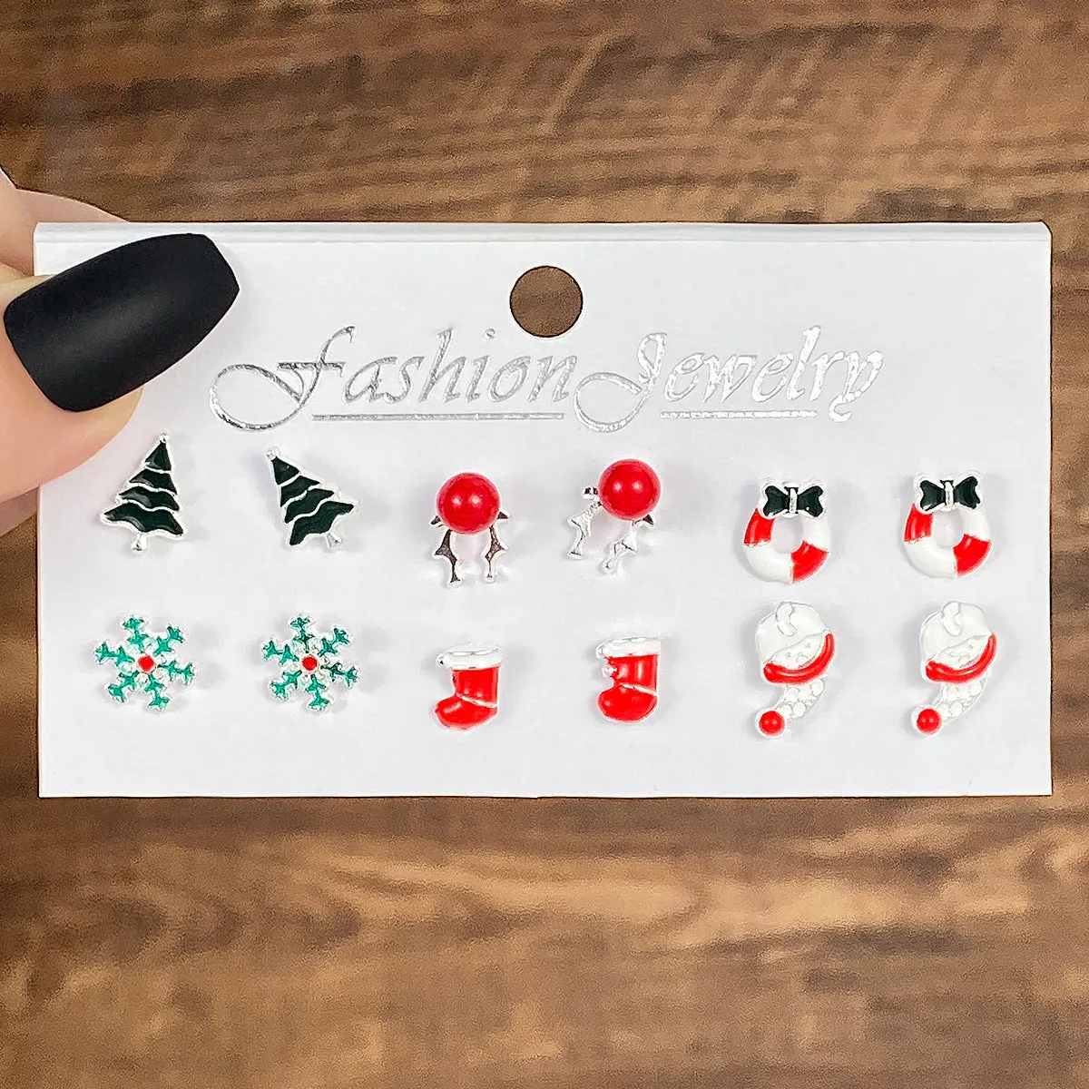 Wholesale Oil Drop Halloween Earrings Set