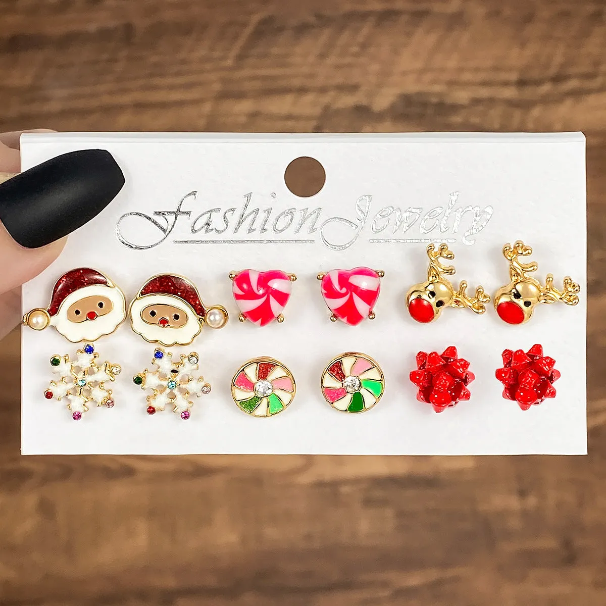 Wholesale Oil Drop Halloween Earrings Set