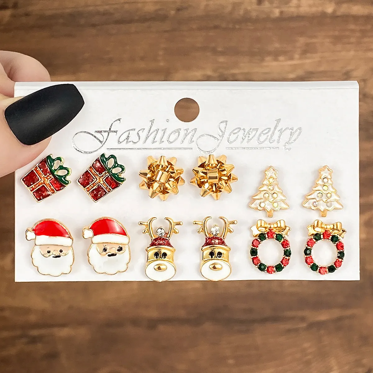 Wholesale Oil Drop Halloween Earrings Set