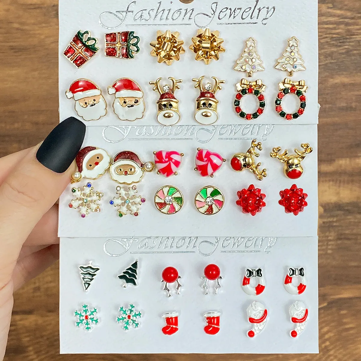 Wholesale Oil Drop Halloween Earrings Set