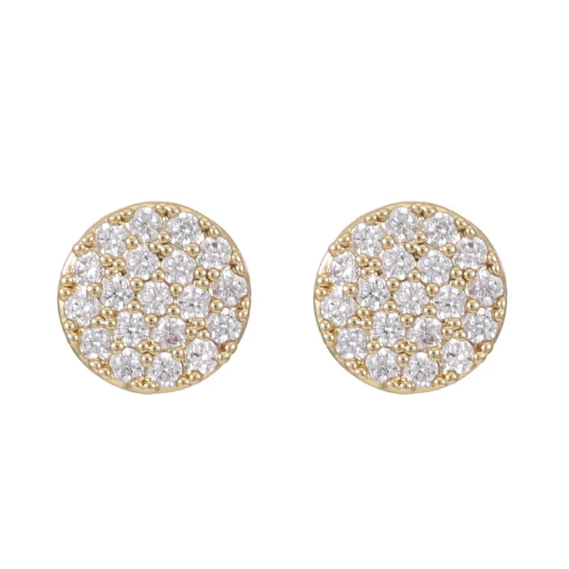 Wholesale Opal Copper Ear Studs