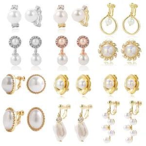 Wholesale Pearl Simple Ear Bone Clip No Ear Piercing High-end Pearl Ear Clip