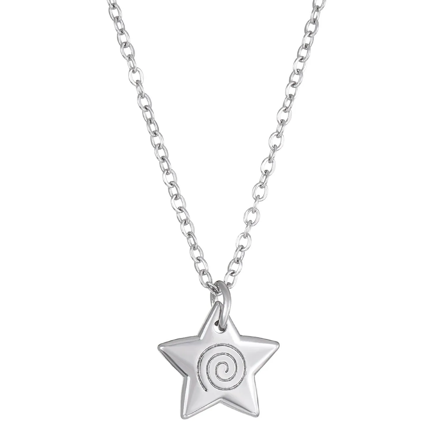 Wholesale Pentagram Swirl Cut-out Retro Punk Earrings
