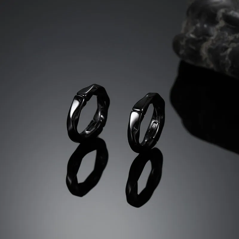 Wholesale Personalized Earrings for Men New High-end Style No Hole Hip-hop Earrings
