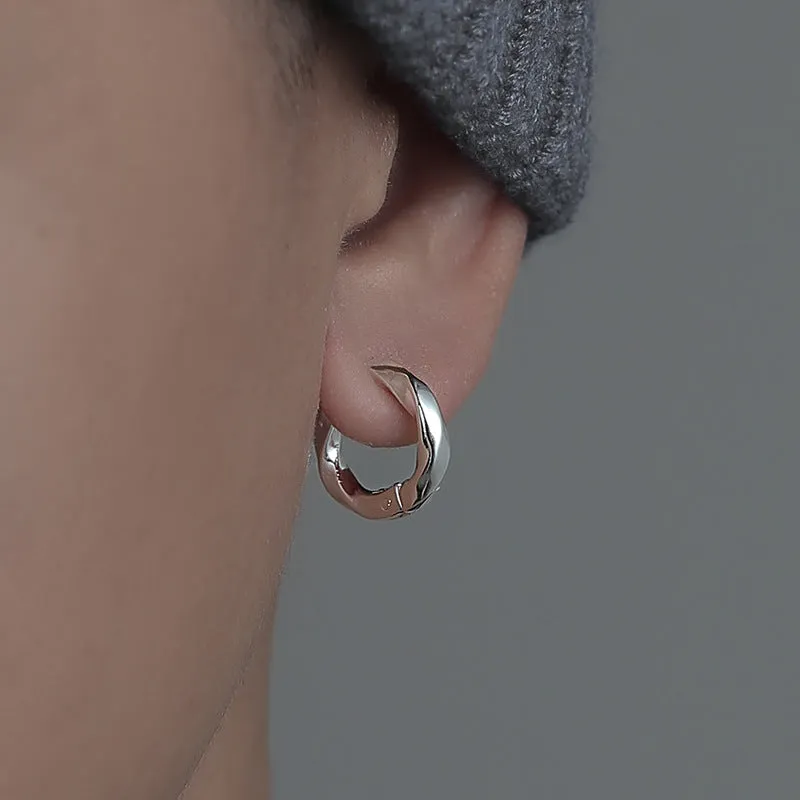 Wholesale Personalized Earrings for Men New High-end Style No Hole Hip-hop Earrings