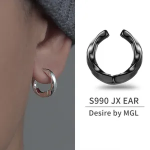 Wholesale Personalized Earrings for Men New High-end Style No Hole Hip-hop Earrings