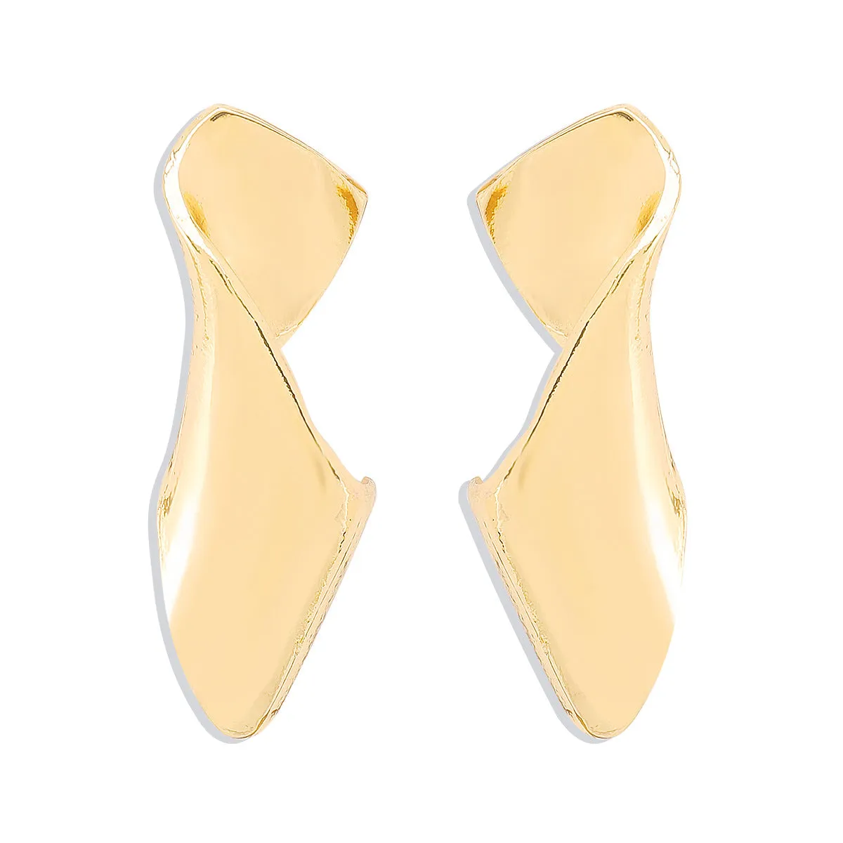 Wholesale Retro Exaggerated Irregular Twisted Earrings