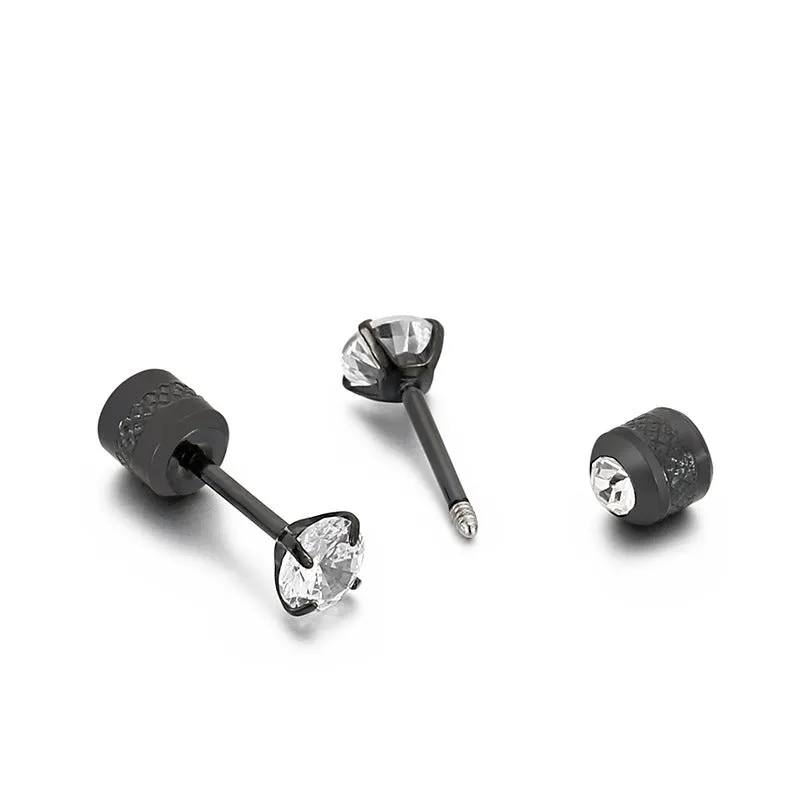 Wholesale Round Zircon Fine Needle Earring