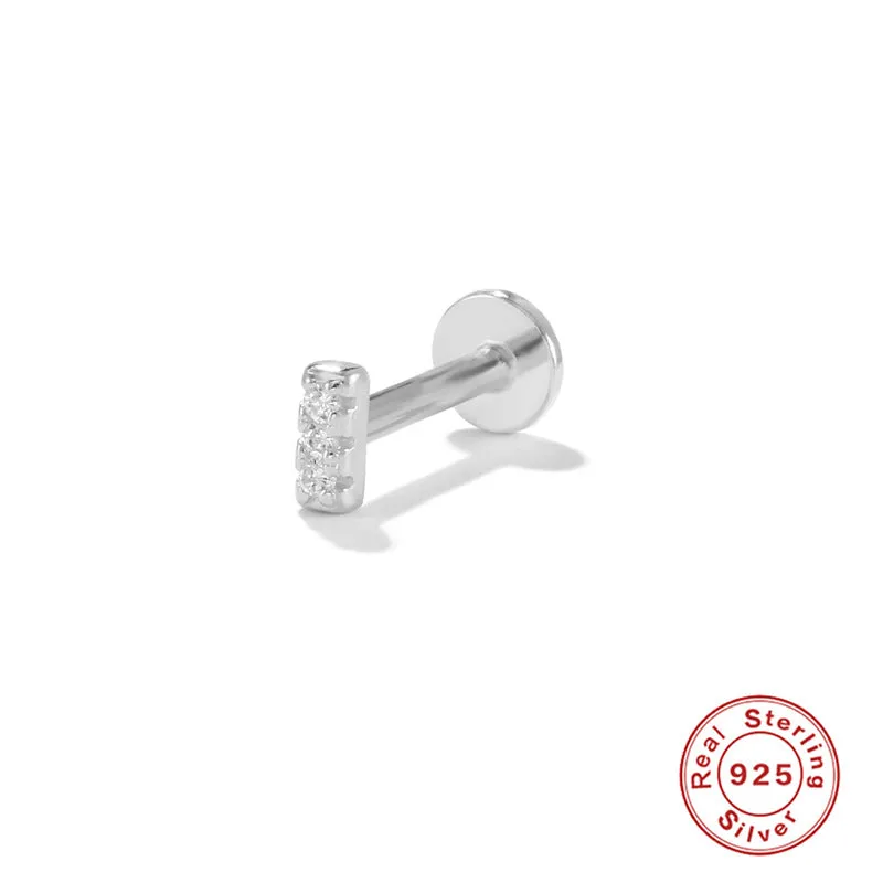 Wholesale S925 Sterling Silver Piercing Inner Thread Ear Piercing Ear Bone Nails