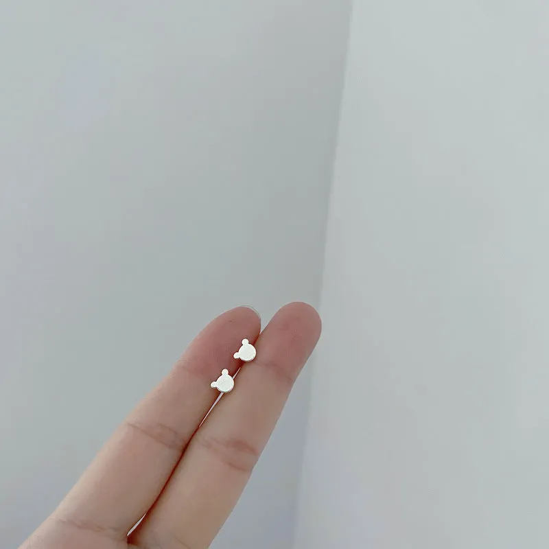 Wholesale Silver Plated Heart Copper Earrings Set