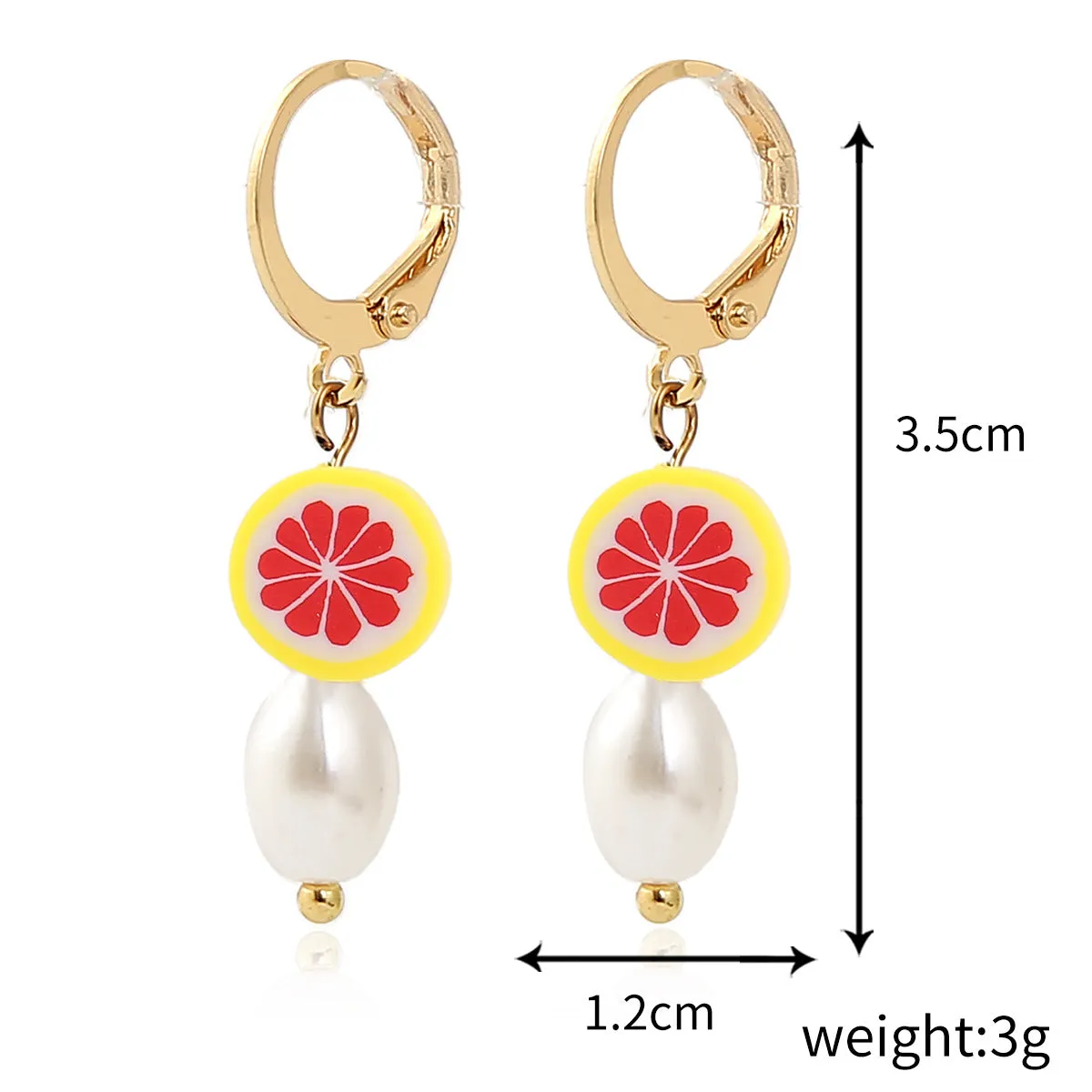 Wholesale Simple Pearl Smiley Bee Butterfly Set Mushroom Earrings