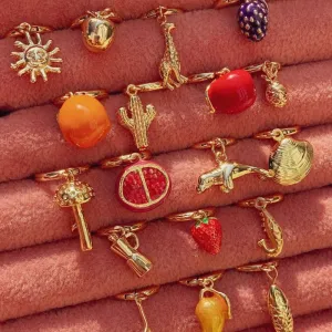 Wholesale Simple Small Gold Fashionable Animal Series Earrings