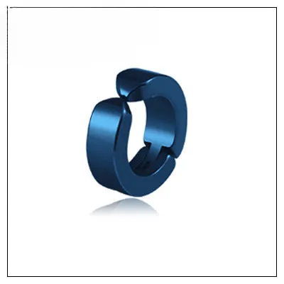 Wholesale Single Minimalist High-end Black Clip on Titanium Steel Earrings