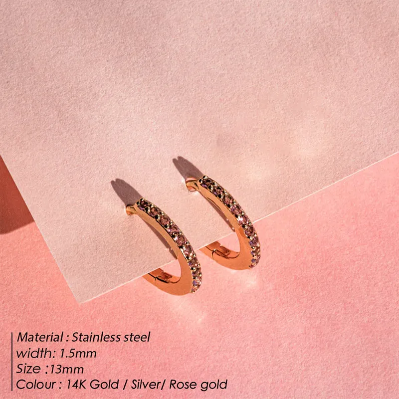 Wholesale Small and Delicate Stainless Steel Earrings