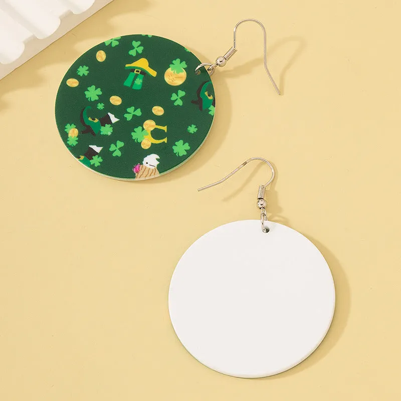 Wholesale St. Parkrit Festival Creative Personality Lucky Grass Pineapple House Earrings