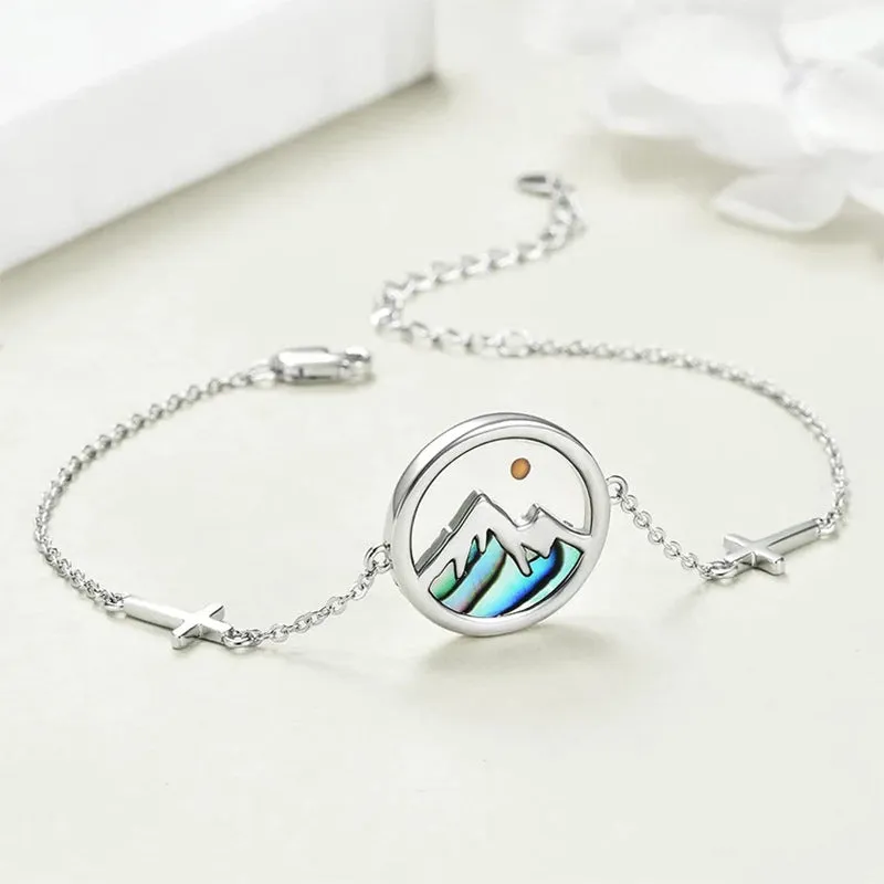 Wholesale Stainless Steel Bracelet Simple Shell Inlaid Mustard Seed Necklace