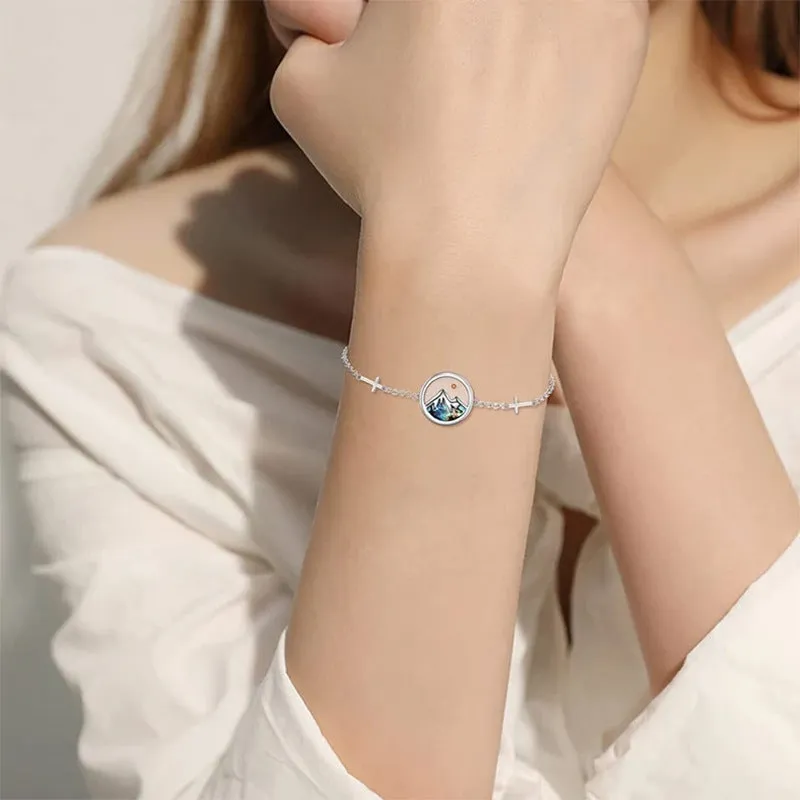 Wholesale Stainless Steel Bracelet Simple Shell Inlaid Mustard Seed Necklace