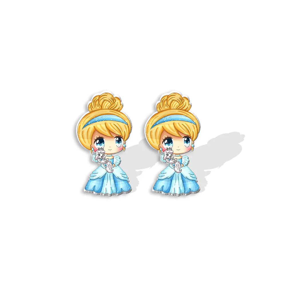 Wholesale Stainless Steel Fantasy Fairy Tale Princess Girl Ear Pins