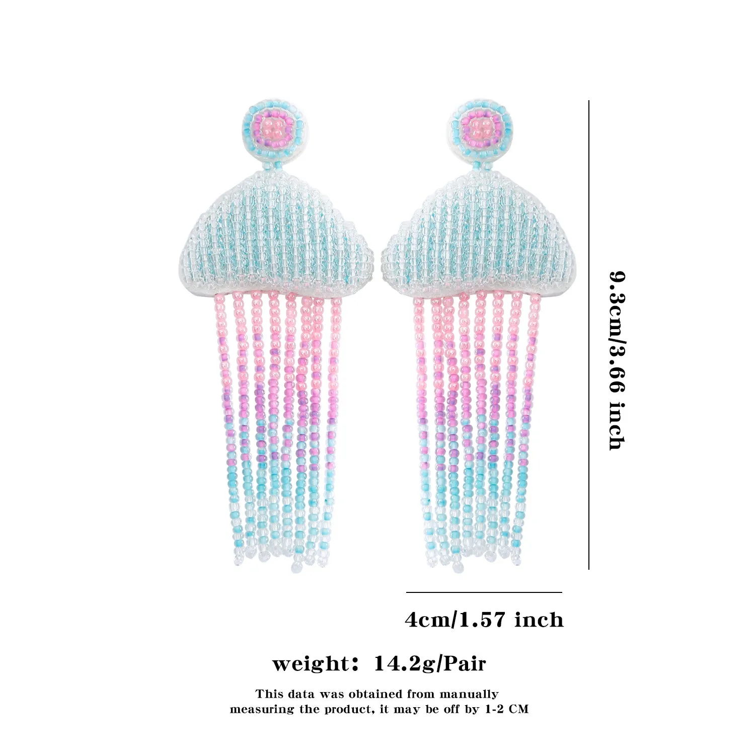 Wholesale Summer Ocean Resort Style Handmade Bohemian Bead Earrings