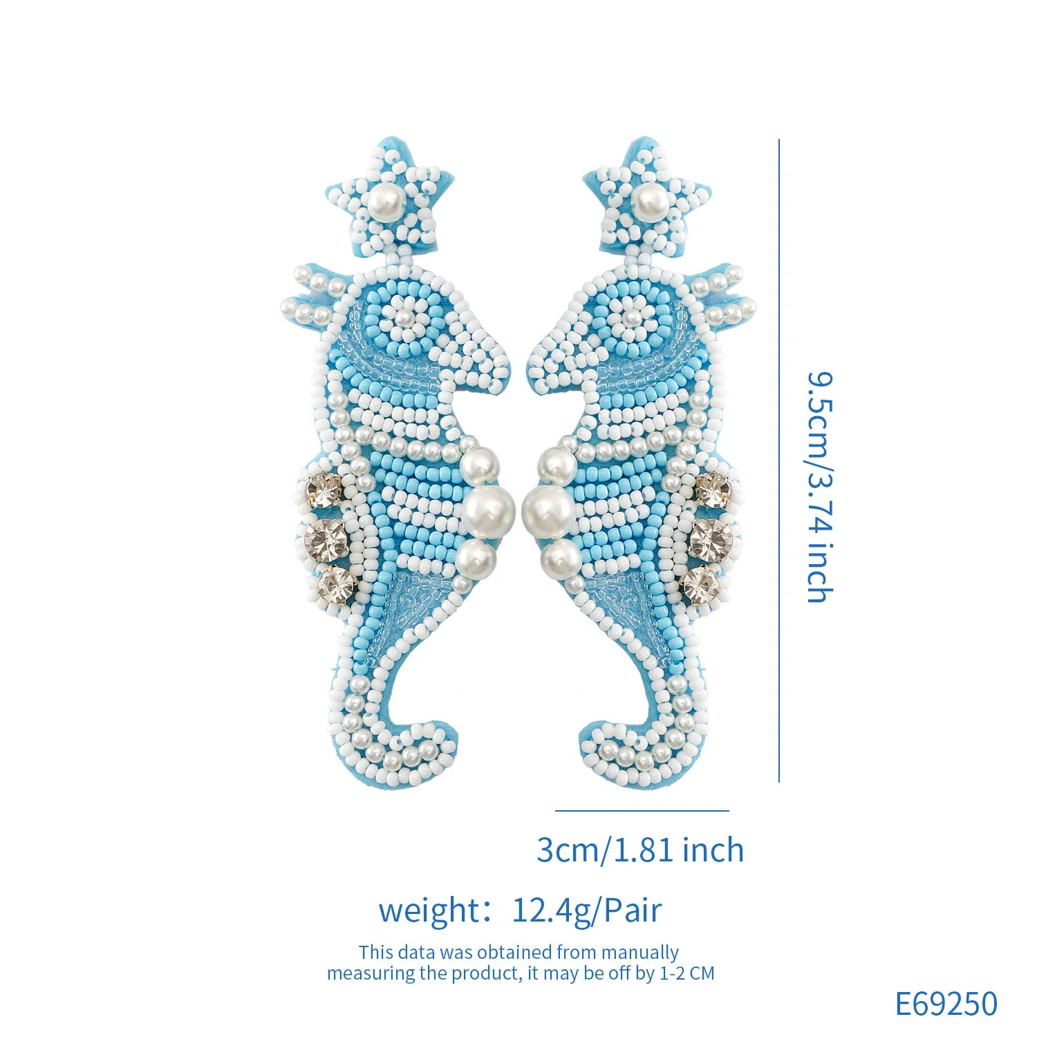 Wholesale Summer Ocean Resort Style Handmade Bohemian Bead Earrings