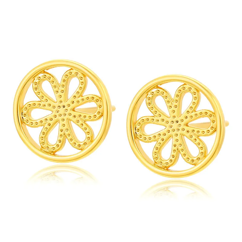 Wholesale Summer Simulated Flower High End, Niche Fashion Retro Earrings