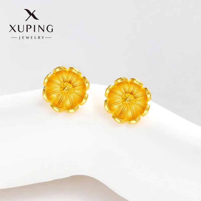 Wholesale Summer Simulated Flower High End, Niche Fashion Retro Earrings
