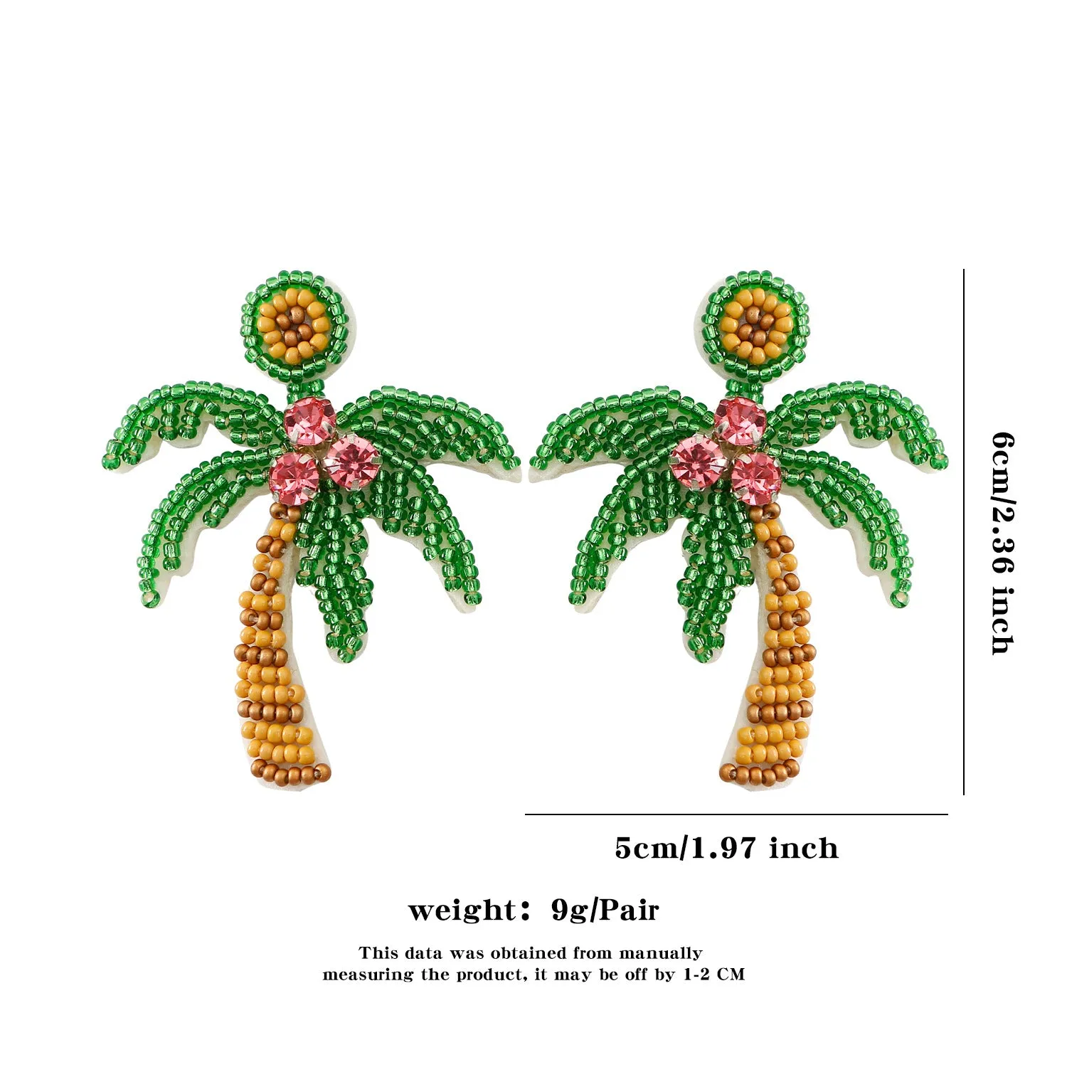 Wholesale Summer Vacation Wind Bohemian Bead Earrings