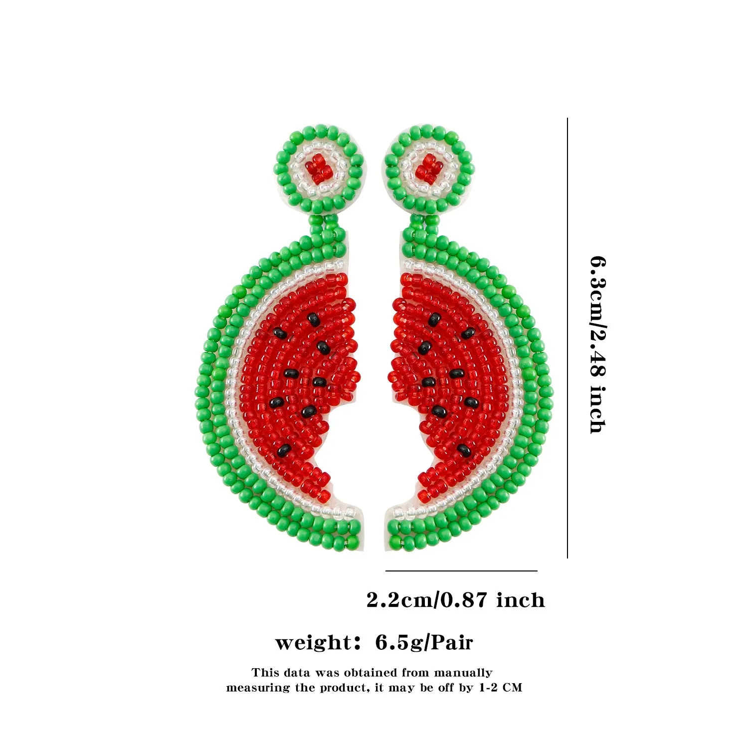 Wholesale Summer Vacation Wind Bohemian Bead Earrings