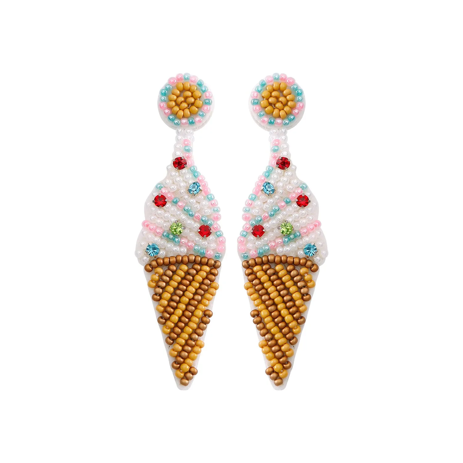 Wholesale Summer Vacation Wind Bohemian Bead Earrings