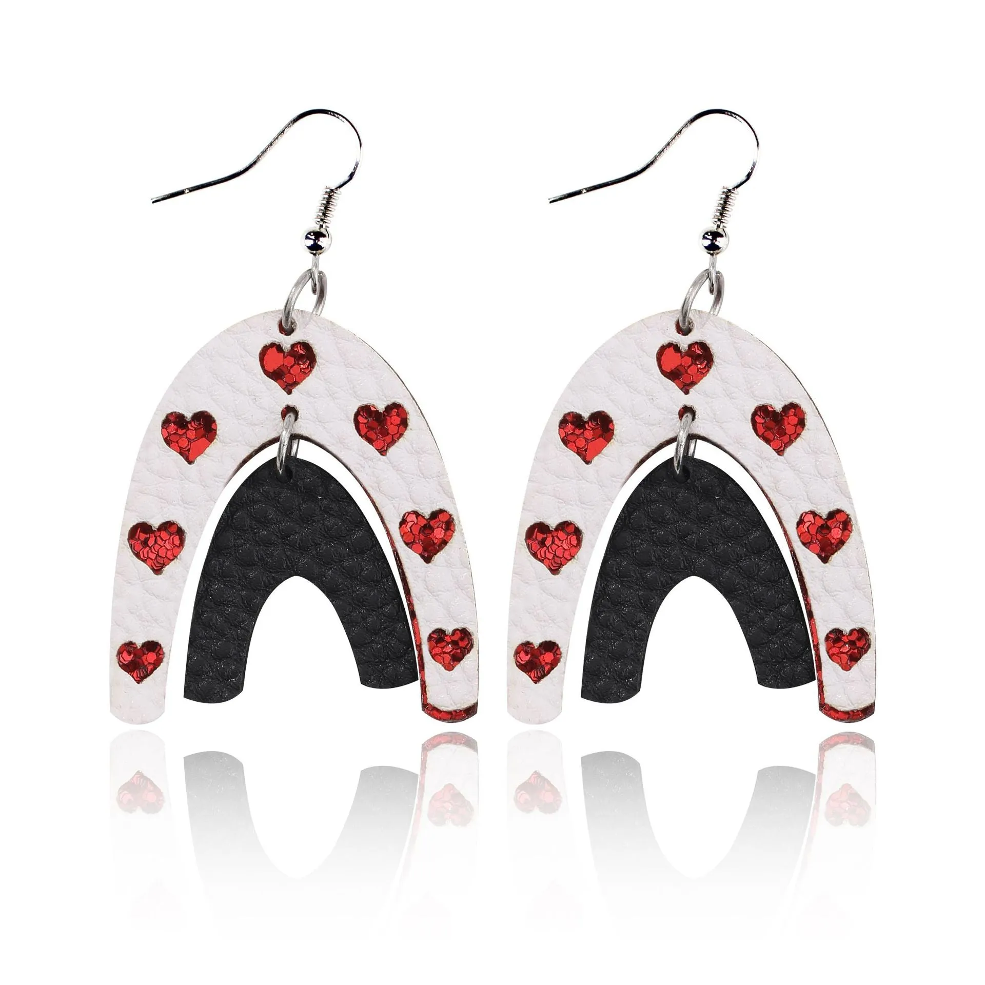 Wholesale Valentine's Day Bohemian Wine Glass Earrings