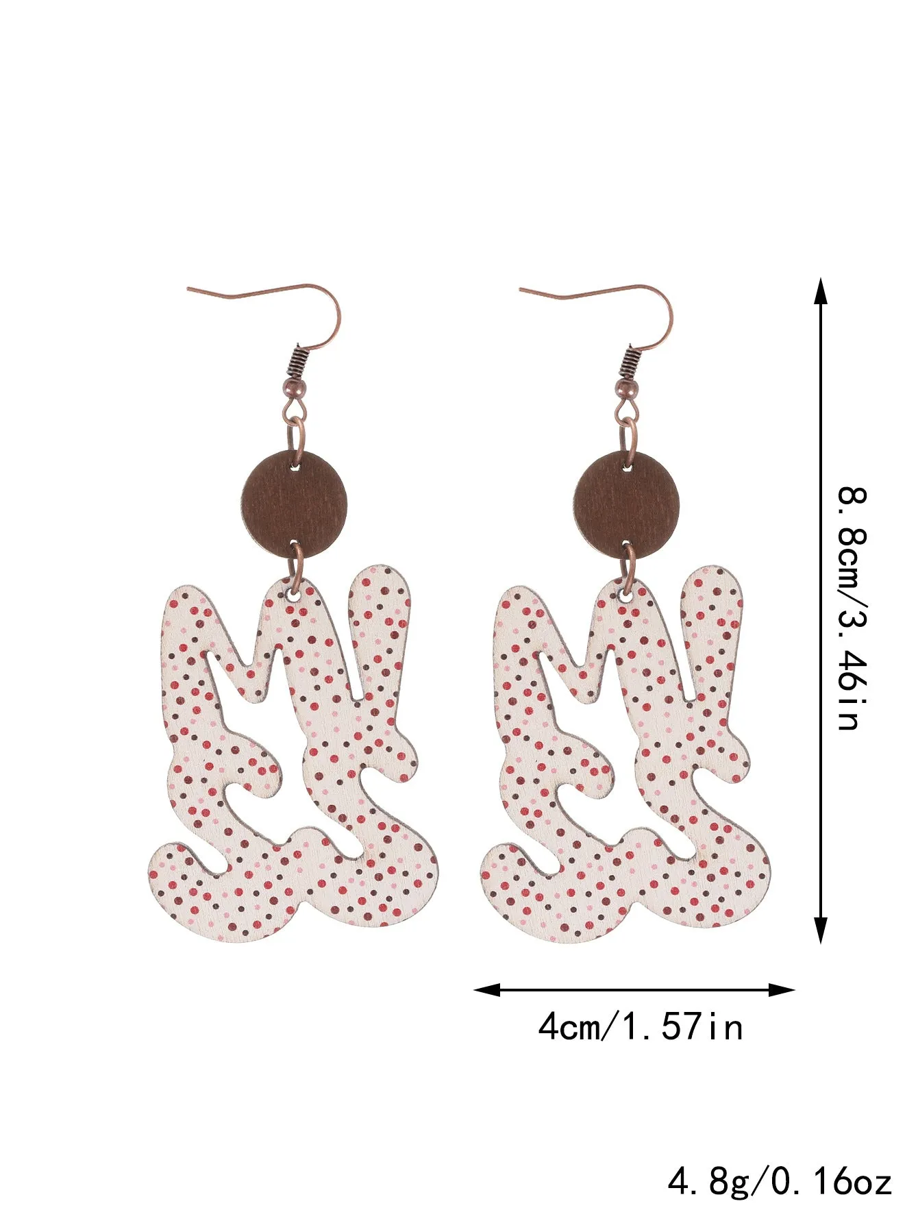 Wholesale Valentine's Day Bohemian Wine Glass Earrings