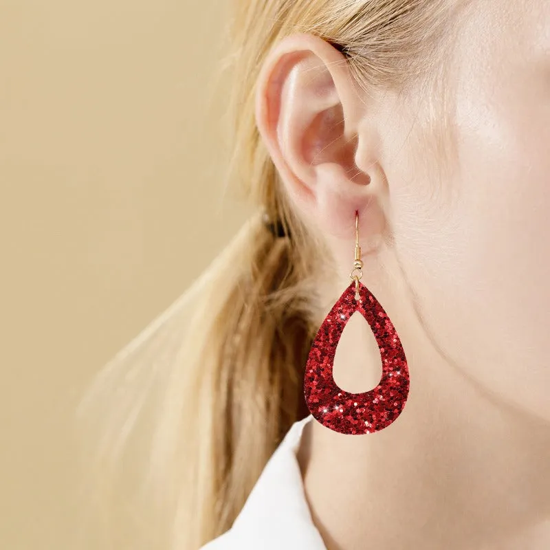 Wholesale Valentine's Day Bohemian Wine Glass Earrings
