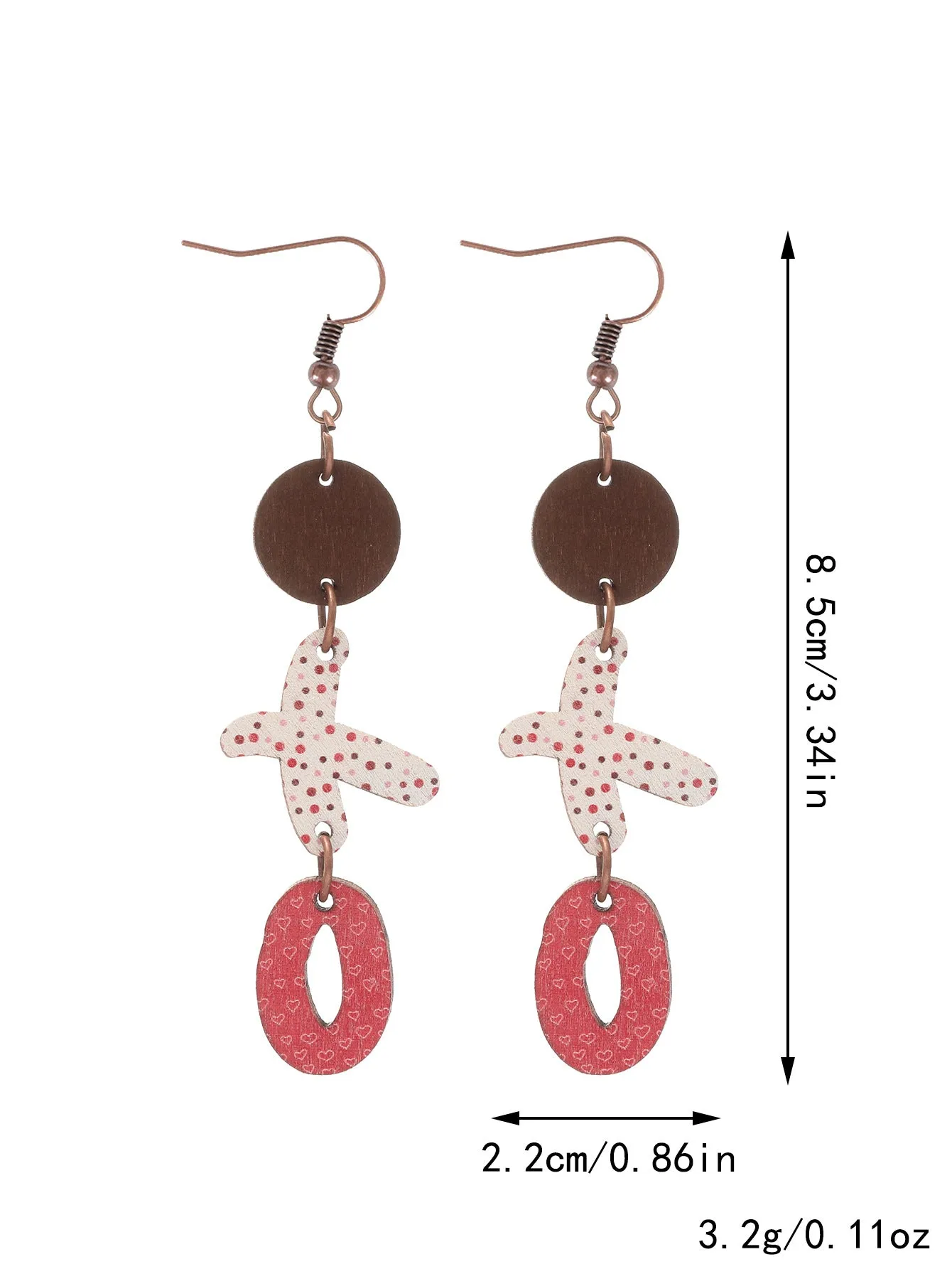 Wholesale Valentine's Day Bohemian Wine Glass Earrings