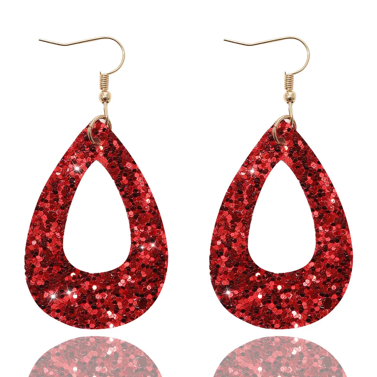 Wholesale Valentine's Day Bohemian Wine Glass Earrings